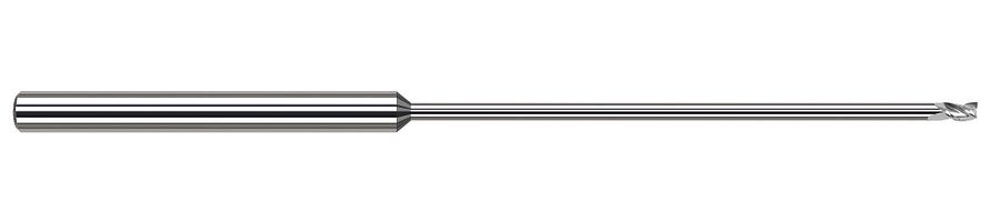 Picture of Harvey Tool 972078 Dia 0.078 LOC 0.1170 OAL4.00 End Mill Standard Flute Standard Helix Carbide Uncoated Single End Square Sharp